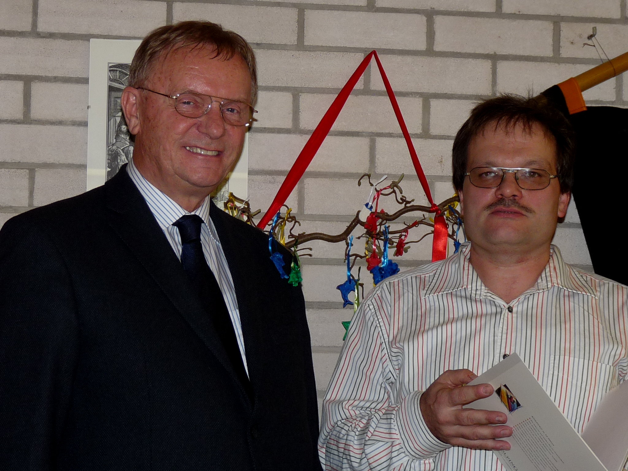 jubilar Ignaz Zachay u. Vorsitzender Martin Dworak 