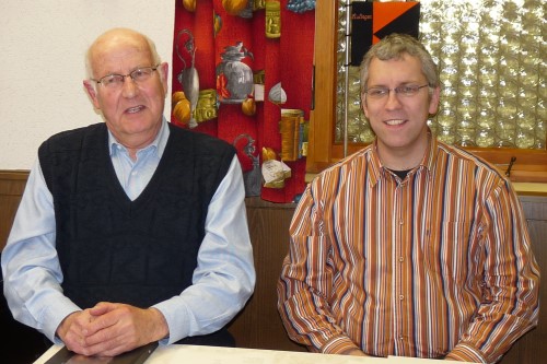 v.l.  Siegfried Riedmüller, Tino Hilsenbeck