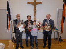 65 Jahre Siegfried Hollnaicher (l.) und Eugen Matt (r.)