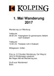 Maiwanderung Einladung als pdf download